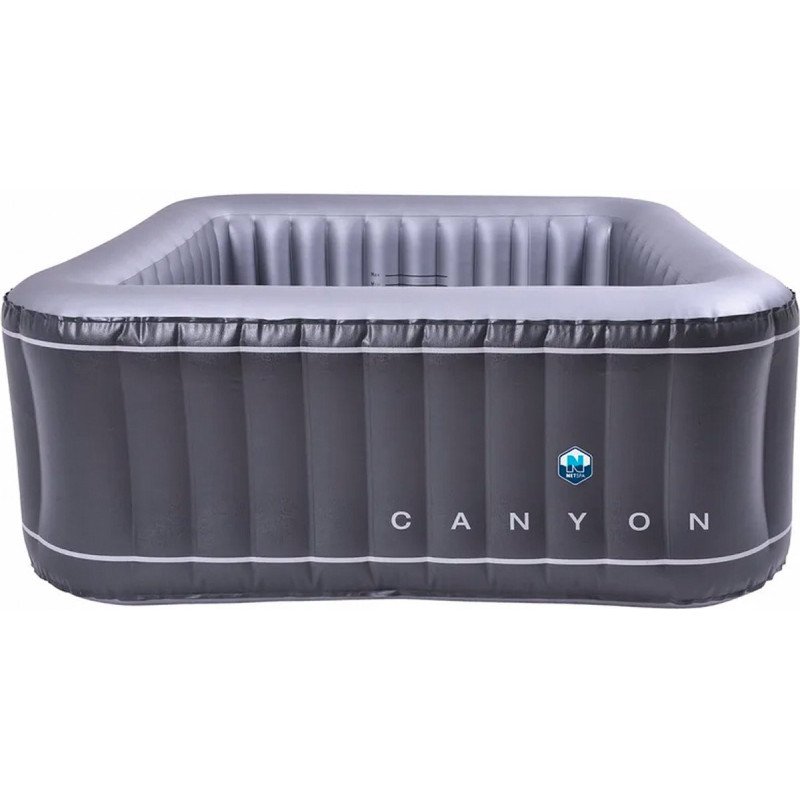 Spa Gonflable NETSPA SP-BOA155B Familial 5-6 Places - Diamètre 195 Cm, Hauteur 70 Cm, Volume 800 L, Habillage Effet Croco - 8
